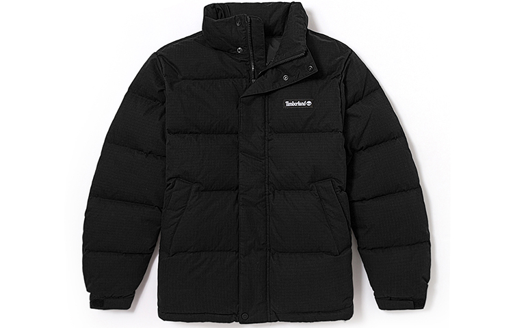 Timberland  Water-Resistant Puffer Jacket with Stand Collar and Zipper. A26VY-001