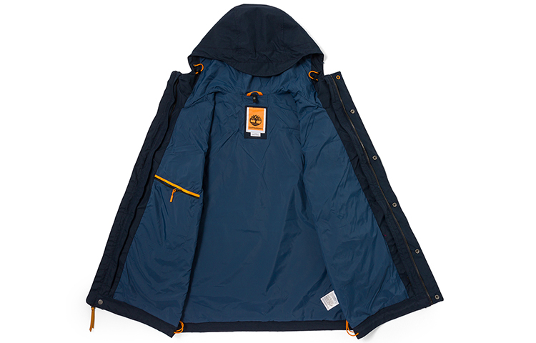 Shop Timberland Jaket Kalis Air 3-dalam-1 Hooded Biru Sapphire untuk Aktiviti Luar A696H-433