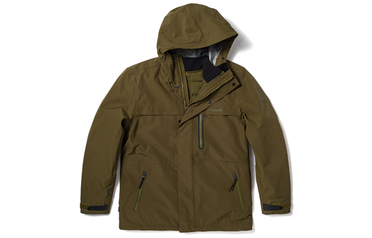 Order Timberland  Waterproof 3-in-1 Outdoor Jacket Deep Olive Green. A2M6X-302