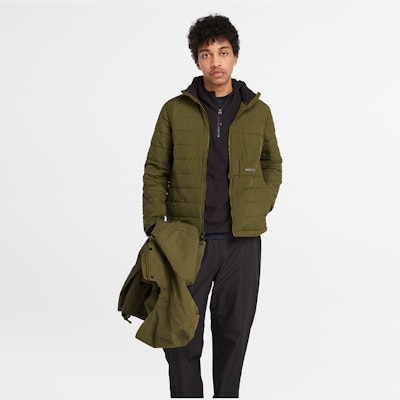 Timberland Waterproof 3-in-1 Outdoor Jacket Deep Olive Green. A2M6X-302 2
