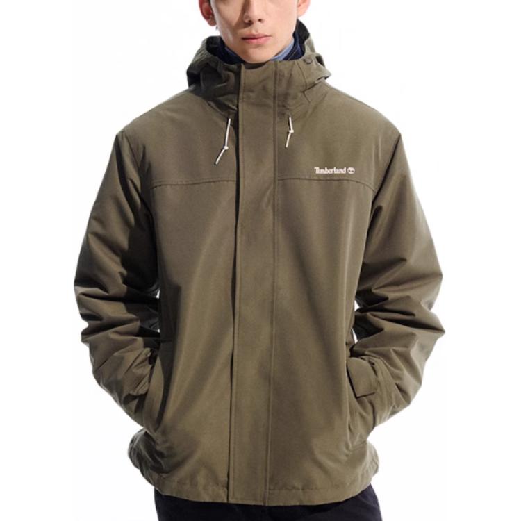 Sizing Timberland  Waterproof 3-in-1 Outdoor Jacket with Fleece Liner Army Green A41S1A58