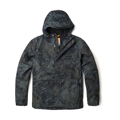 Timberland Waterproof Hooded Jacket Camo Mountain Print Outdoor Wear A2MMN-DX0