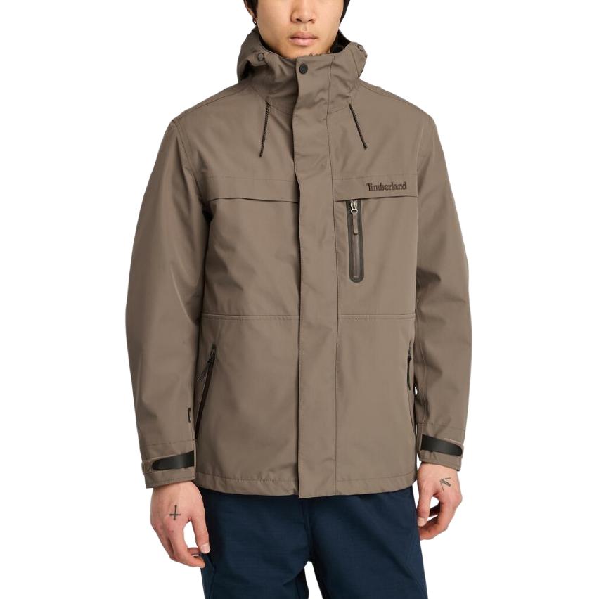 Shop Chaqueta Timberland Impermeable a prueba de viento 3 en 1 Marrón Chocolate. A2M6X-BK0