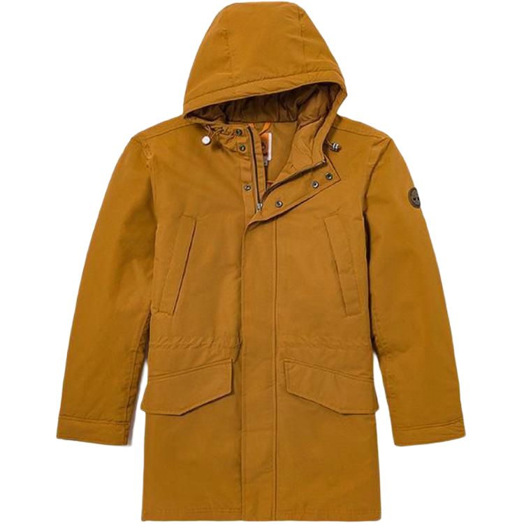 Timberland  Wheat Hooded Outdoor Warm Insulated Jacket A4392-P47
