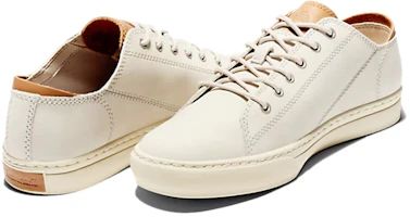 Shop Timberland添柏嵐 Adventure 2.0 Cupsole Oxfo??rd 耐磨輕便休閒板鞋 米白色