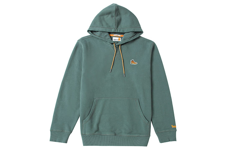 Timberland AF Boot Logo Green Hoodie Sweatshirt Casual Pullover A6991-392