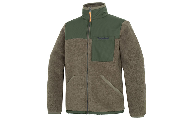 Timberland AF Sherpa Fleece Warm Jacket for Men - Army Green A68ZW-W18