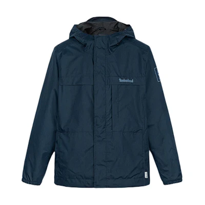 Timberland AF WR Benton Shell Hooded Jacket Dark Sapphire Blue A695W-433