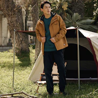 Sizing Timberland 防水Benton連帽外套 小麥色 休閒穿搭 A695W-P47