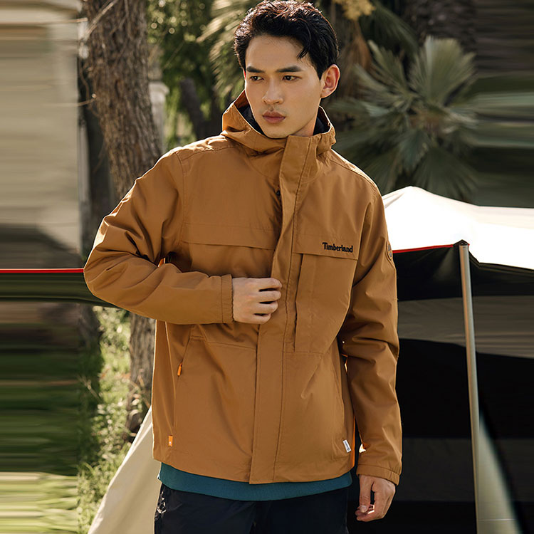 Cheap 팀버랜드 AF WR 벤튼 쉘 후드 자켓 밀색 캐주얼웨어 A695W-P47