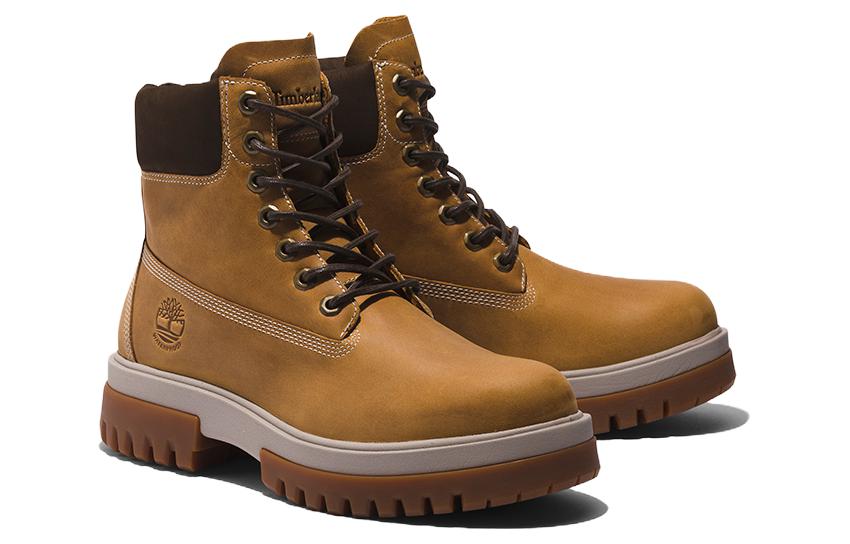 Shop Timberland Arbor Road 6 Inch Wasserdichter Stiefel ''Weizen Vollnarbenleder'' A5YKD