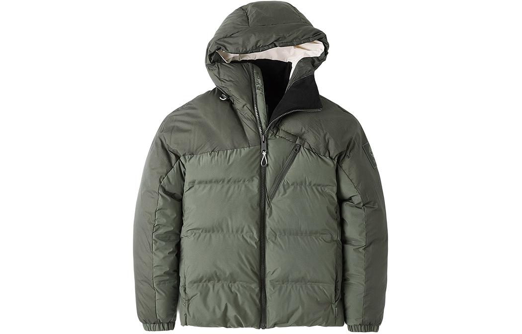 Timberland Army Green Hooded Outdoor Insulated Jacket A1ZJG-A58