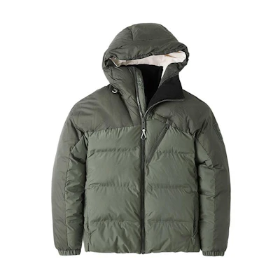 Timberland Army Green Hooded Outdoor Insulated Jacket A1ZJG-A58