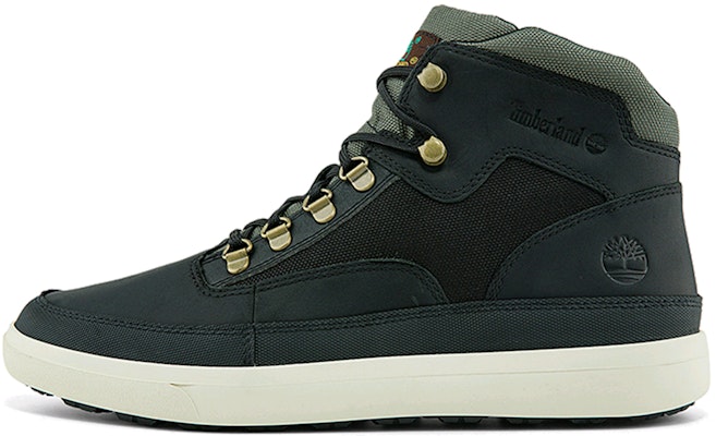 Timberland Ashwood Park Mid Leather and Fabric Hiker Boots 'Black' A2BPW Buy Timberland Ashwood Park Mid Leather and Fabric Hiker Boots 'Black' A2BPW