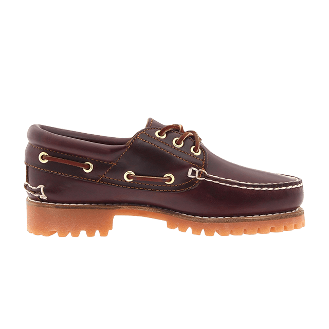 Timberland Authentic 3 Eye Classic Boat Boot 'Red' TB50009