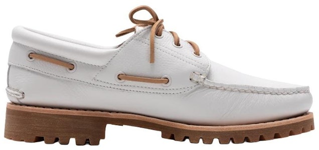 Sepatu Perahu Autentik Jahitan Tangan Timberland 'Putih Kulit Asli' A4149EM2 Order Sepatu Perahu Autentik Jahitan Tangan Timberland 'Putih Kulit Asli' A4149EM2