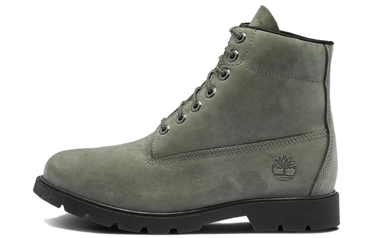 Timberland Basic 6 Inch Wide-Fit Non-contrast Boots 'Olive Green' A29E7