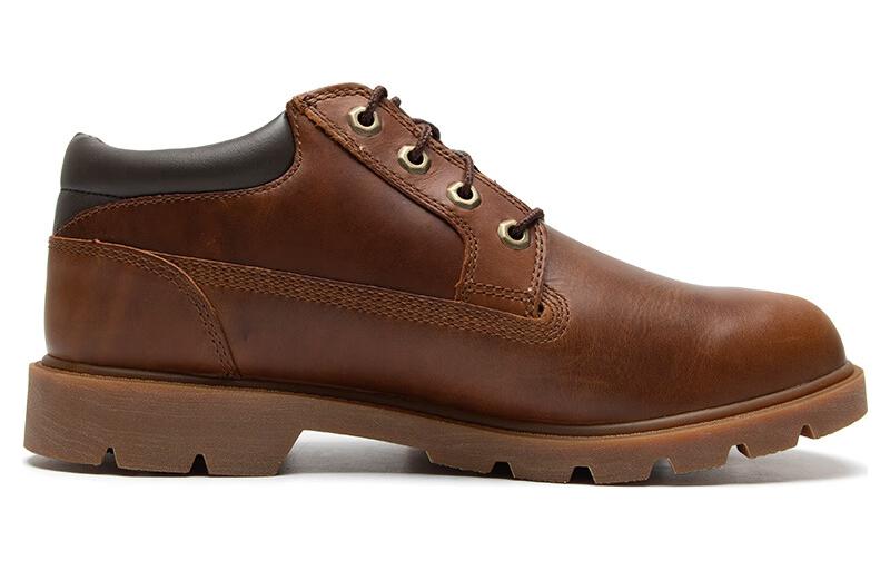 Order Sepatu Oxford Kulit Anti Air Timberland 'Coklat' A1QWSF74
