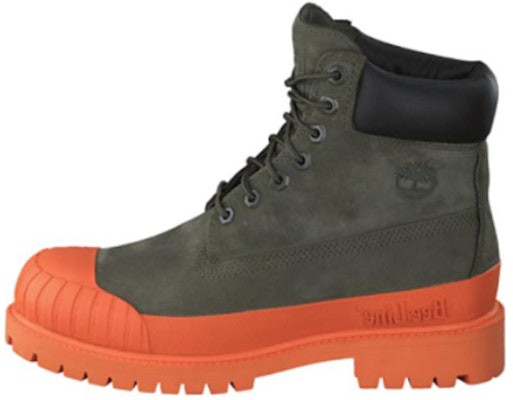 Timberland Beeline x 6 Inch Rubber Toe Boots 'Green Orange' A5SAPA58 Buy Timberland Beeline x 6 Inch Rubber Toe Boots 'Green Orange' A5SAPA58