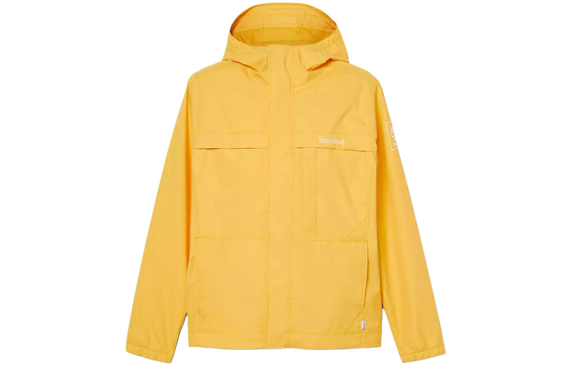 Timberland Benton Water-Resistant Shell Jacket Mustard Yellow Hoodie A5XRS-EG4