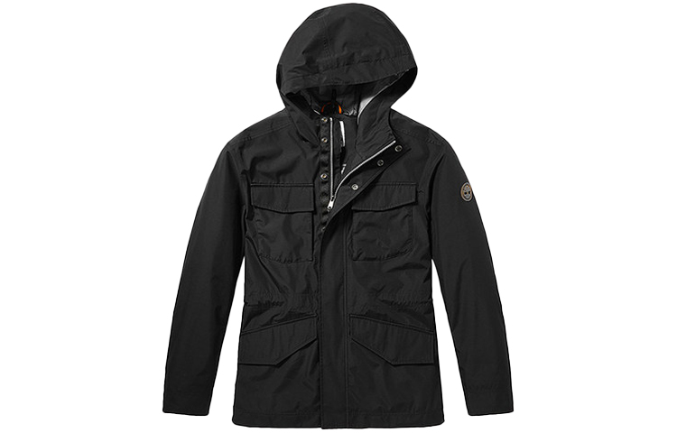 Timberland Black 3-in-1 Outdoor Windproof Multi-Pocket Hooded Jacket A2EQV-001