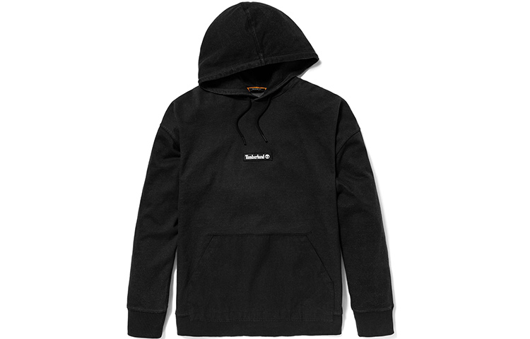 Timberland Black Casual Loose Fit Pullover Hoodie A22C9-001