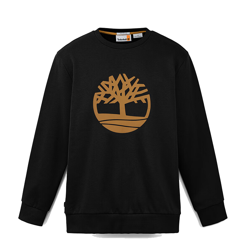 Timberland Black Crewneck Casual Printed Long Sleeve Sweatshirt A43Y5-001
