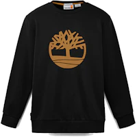 Timberland Black Crewneck Casual Printed Long Sleeve Sweatshirt A43Y5-001 Timberland Black Crewneck Casual Printed Long Sleeve Sweatshirt A43Y5-001
