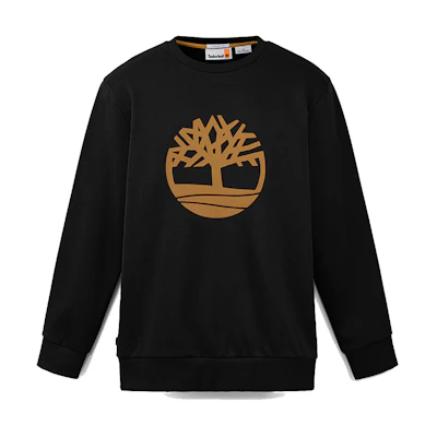 Timberland Black Crewneck Casual Printed Long Sleeve Sweatshirt A43Y5-001