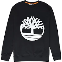 Timberland Black Crewneck Pullover Sweatshirt with Logo A2BJ8-N92 Timberland Black Crewneck Pullover Sweatshirt with Logo A2BJ8-N92
