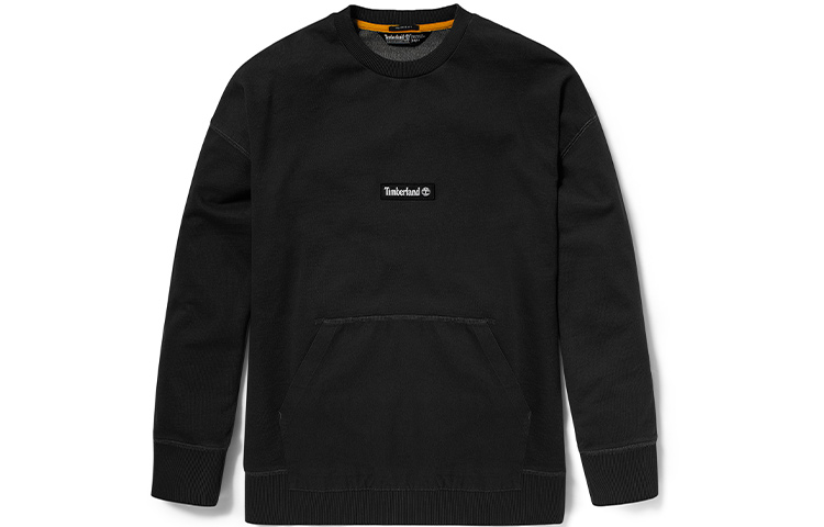 Timberland Black Embroidered Back Outdoor Crewneck Sweatshirt A2438-001