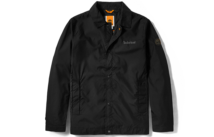 Order Timberland Black Embroidered Logo Coach Jacket A24JV-001