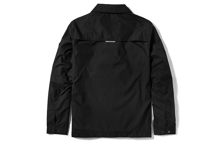 Lookbook Timberland Black Embroidered Logo Coach Jacket A24JV-001