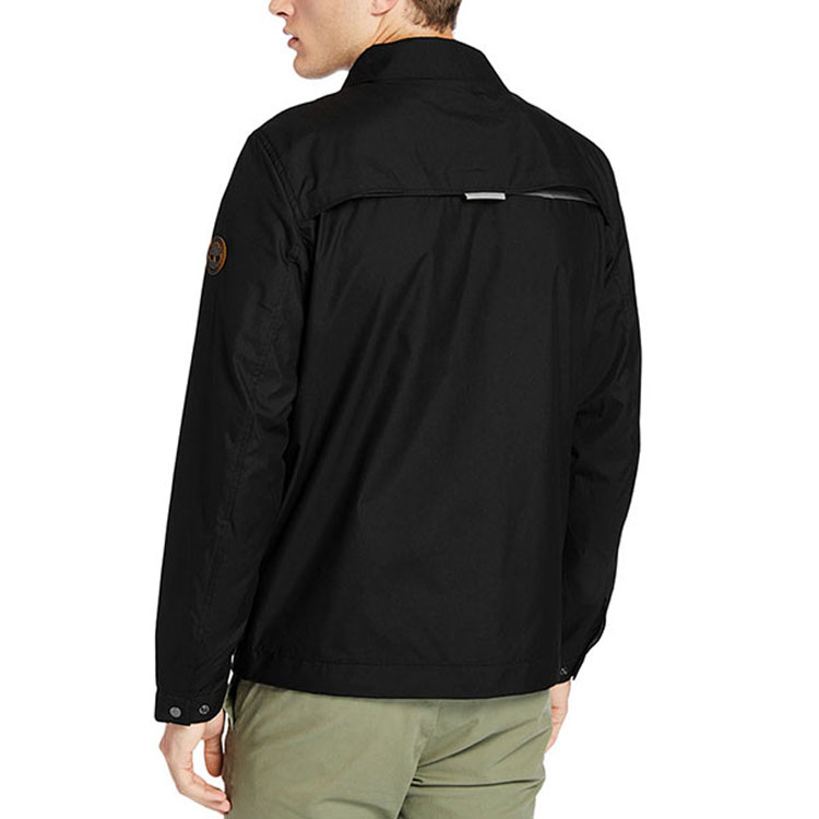 Details for Timberland Black Embroidered Logo Coach Jacket A24JV-001