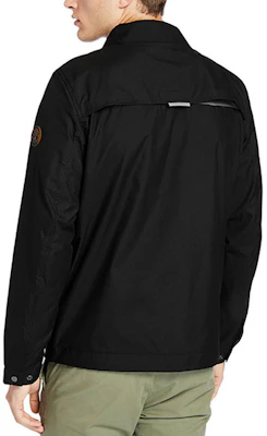 Timberland Black Embroidered Logo Coach Jacket A24JV-001 Details for Timberland Black Embroidered Logo Coach Jacket A24JV-001