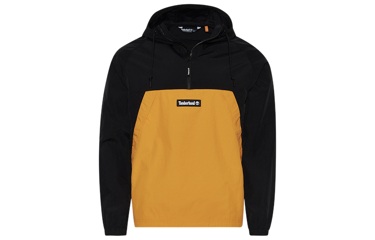 Timberland Black Half-Zip Pullover Hoodie Jacket Casual Sportswear A2BUU-AU9