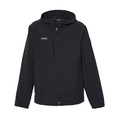 Timberland Black Logo Multi-Pocket Hooded Jacket A64F9-001