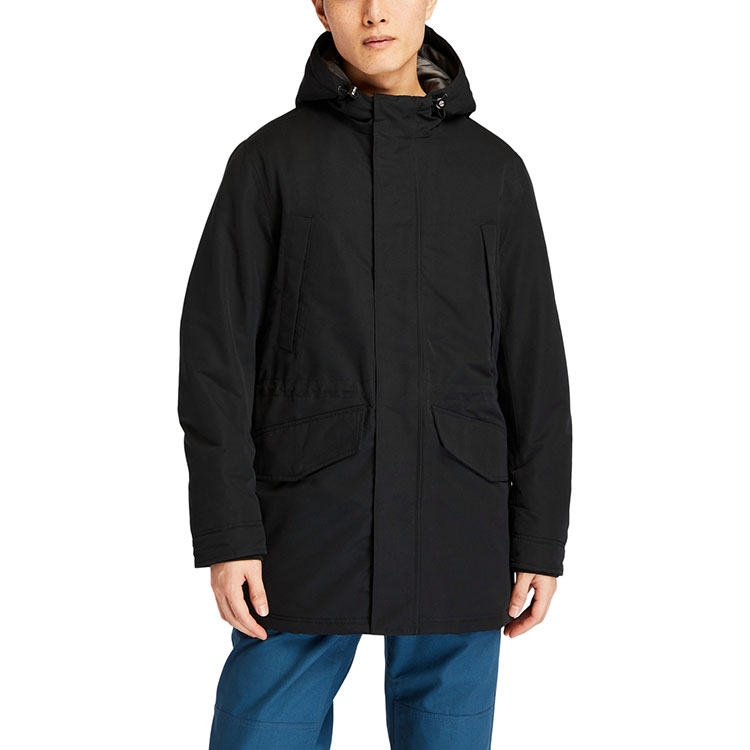 Purchase Timberland Jaket Puffer Hitam Mid-Length dengan Logo & Penebat. A4392-001