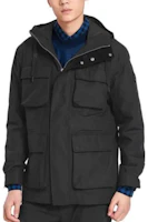 Shop Timberland 黑色多口袋連帽實用外套 A1WS2-001