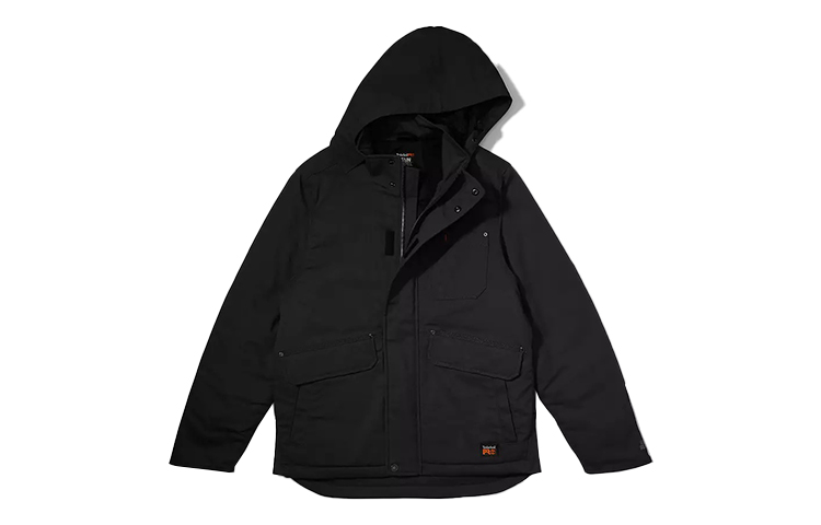 Timberland Black Multi-Pocket Jacket with Detachable Hood A237T-015