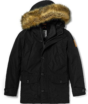 Timberland Black Outdoor 3-in-1 Detachable Fur-Lined Logo Jacket. A22VQ-001 Order Timberland Black Outdoor 3-in-1 Detachable Fur-Lined Logo Jacket. A22VQ-001