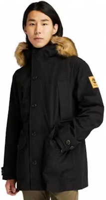 Timberland Black Outdoor 3-in-1 Detachable Fur-Lined Logo Jacket. A22VQ-001 Sizing Timberland Black Outdoor 3-in-1 Detachable Fur-Lined Logo Jacket. A22VQ-001