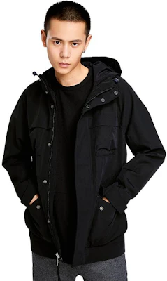 Timberland Black Outdoor Casual Zip-Up Hooded Jacket A1NCE001 Lookbook Timberland Black Outdoor Casual Zip-Up Hooded Jacket A1NCE001