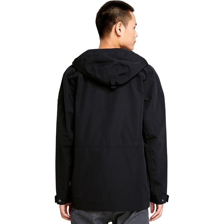 Timberland Black Outdoor Casual Zip-Up Hooded Jacket A1NCE001 圖 4