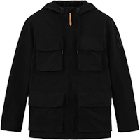 Timberland Black Outdoor Utility Jacket with Hood and Multiple Pockets A5MCM-001 Timberland Black Outdoor Utility Jacket with Hood and Multiple Pockets A5MCM-001
