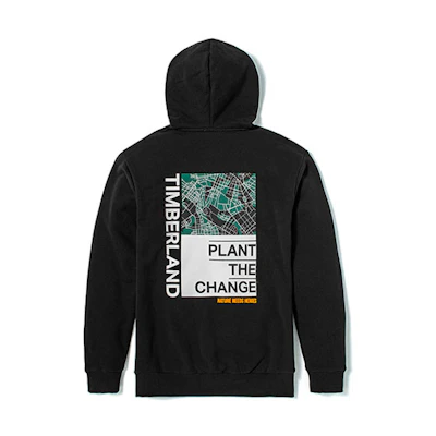 Timberland Black Pullover Hoodie Casual Sportswear A42XR-001