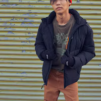 Details for Timberland 黑色保暖運動羽絨外套 A2G9G-001