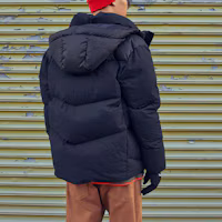 Sizing Timberland 黑色保暖運動羽絨外套 A2G9G-001
