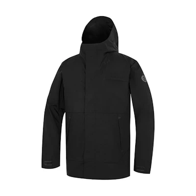 Timberland Black Water-Resistant Hooded Jacket Outdoor Casual Warm Coat A69GH-001