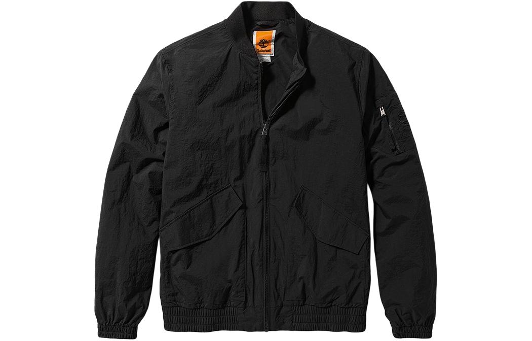 Order Cazadora Bomber Negra Impermeable Timberland para Exterior con Logo. A4225-001